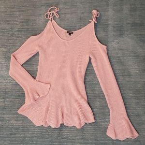 Express Cold Shoulder Sweater